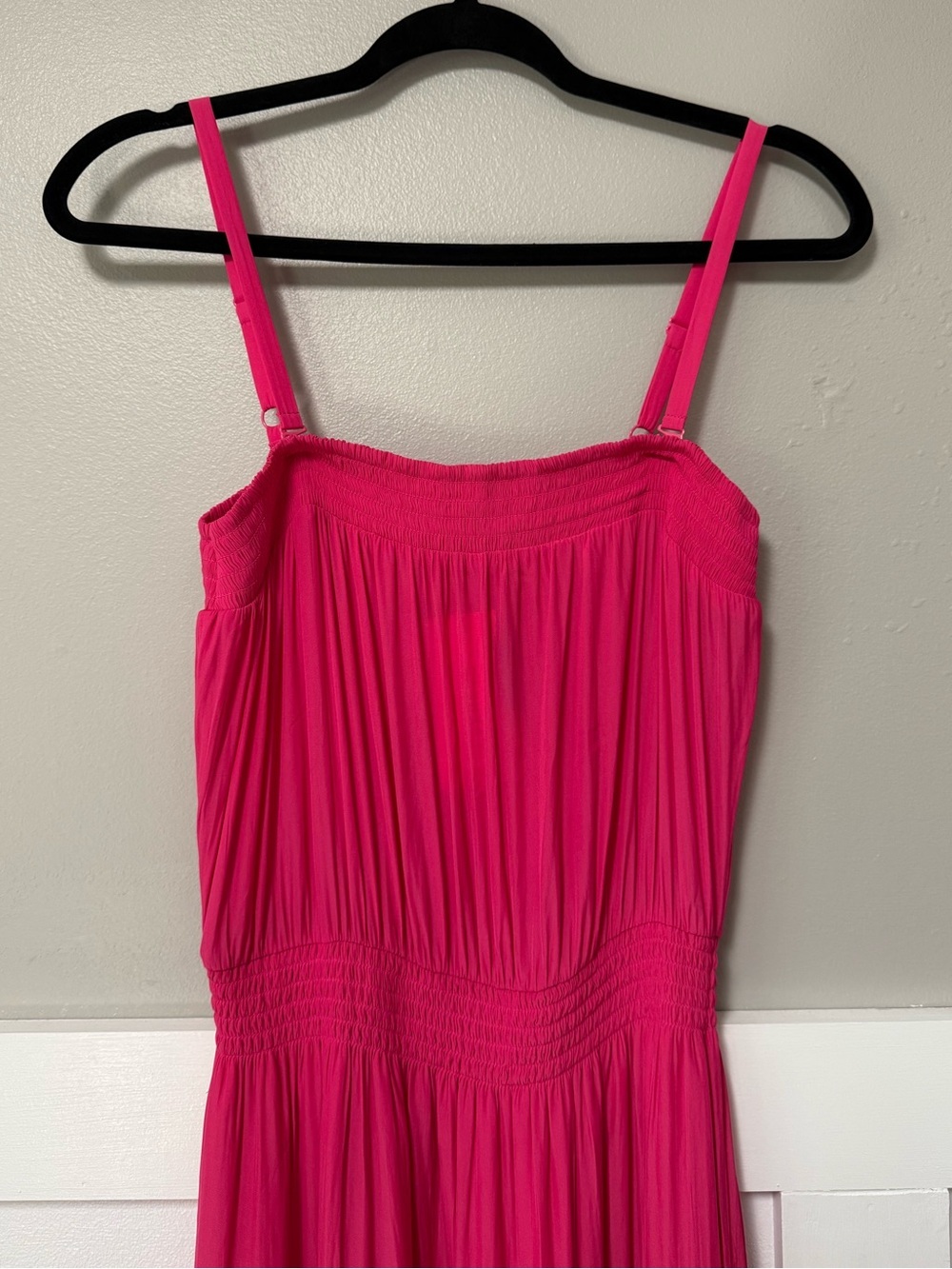 NWT Evereve Halle Satin Dress in Rasberry Sorbet - Picture 4 of 8